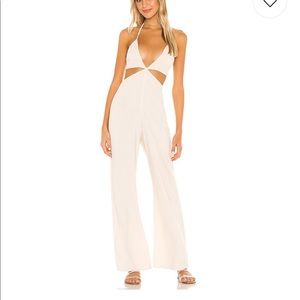 Indah Blaire halter jumpsuit in opal - Revolve